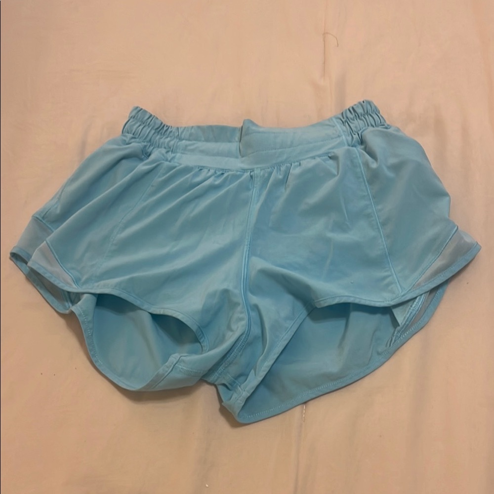 Lululemon Athletica Blue Athletic Shorts with Elastic Waistband